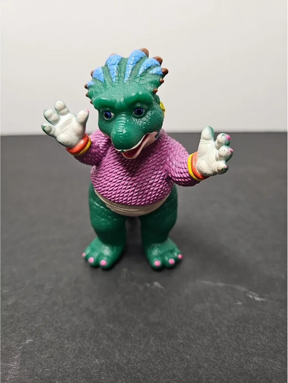Vintage 1991 Disney Dinosaurs TV Show Toy Figures Lot Of 6